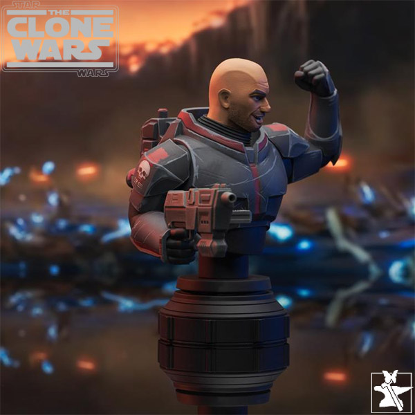 Gentle Giant Star Wars The Clone Wars Wrecker Seventh Scale Bust